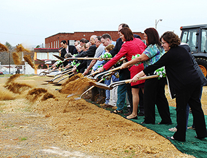Vinton Library Groundbreaking